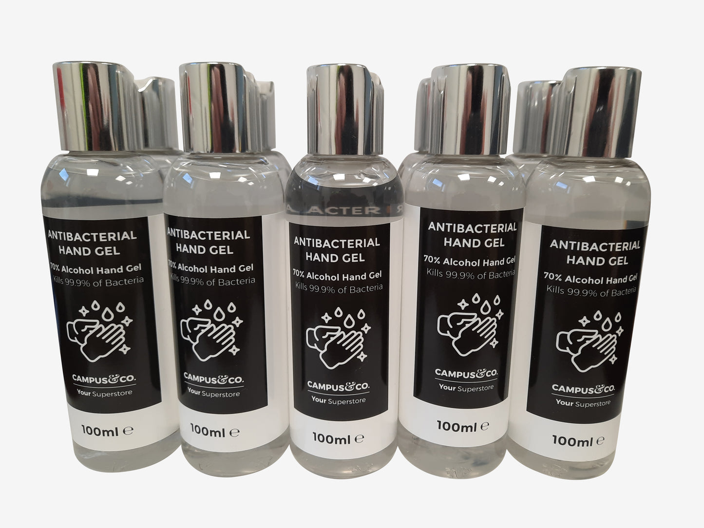50 x 100ml Anti-Bacterial Hand Gel